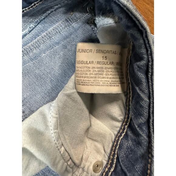 Lei Ashely Low Rise Slim Boot Cut Jeans Women 15 VTG Y2K 2000s Grunge Western - Picture 9 of 9